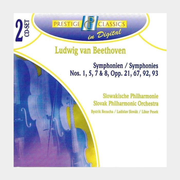 CD Ludwig van Beethoven – Symphonies Nos. 1, 5, 7 & 8 2CD (ex+/ex)