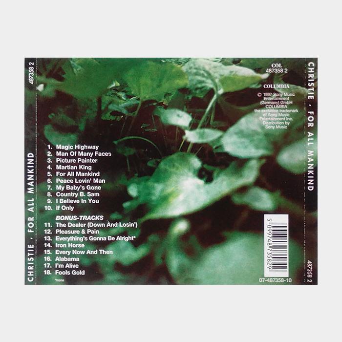 CD Christie - For All Mankind