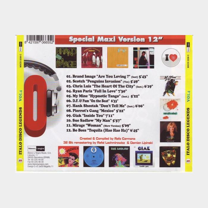CD VA - Italo Disco Legends Vol.4