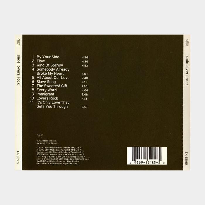 CD Sade - Lovers Rock
