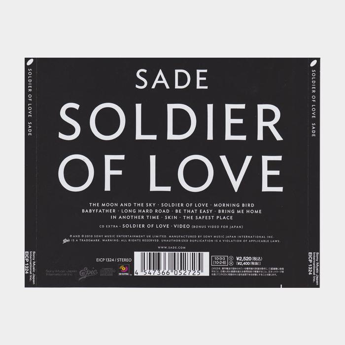 CD Sade - Soldier Of Love