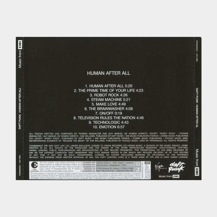 CD Daft Punk - Human After All