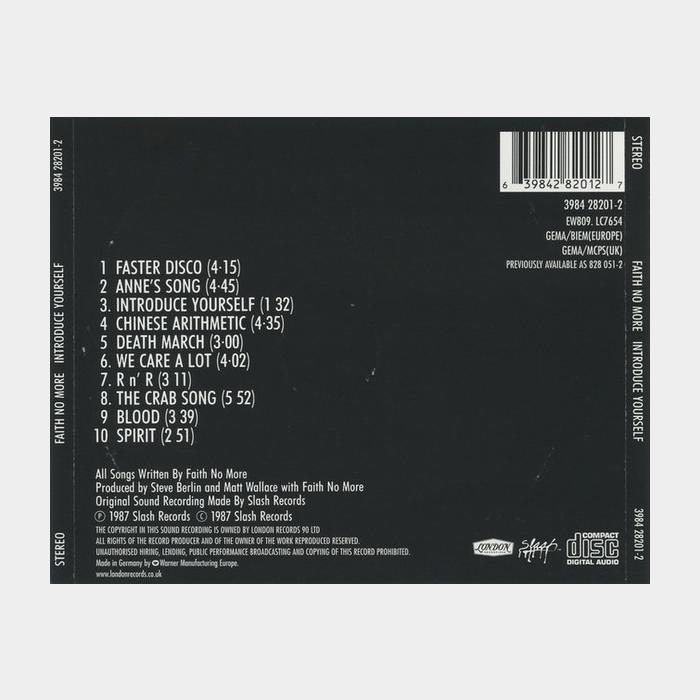 CD Faith No More - Introduce Yourself