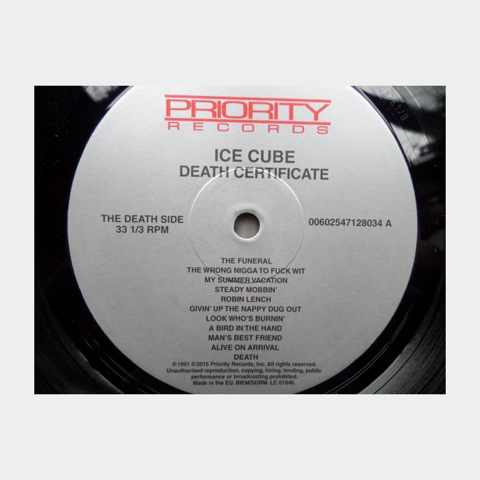 Ice Cube - Death Certificate (sealed, 180g)