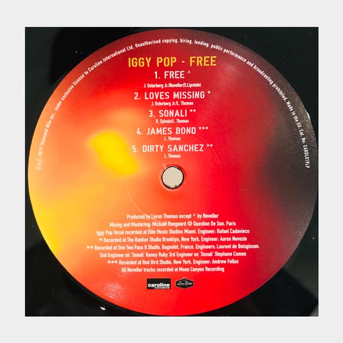 Iggy Pop - Free (sealed,180g)