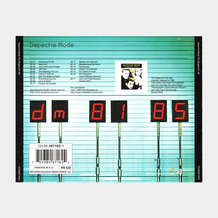 CD Depeche Mode - The Singles 81>85