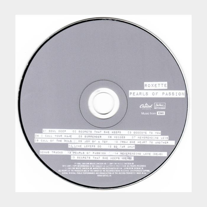 CD Roxette - Pearls Of Passion
