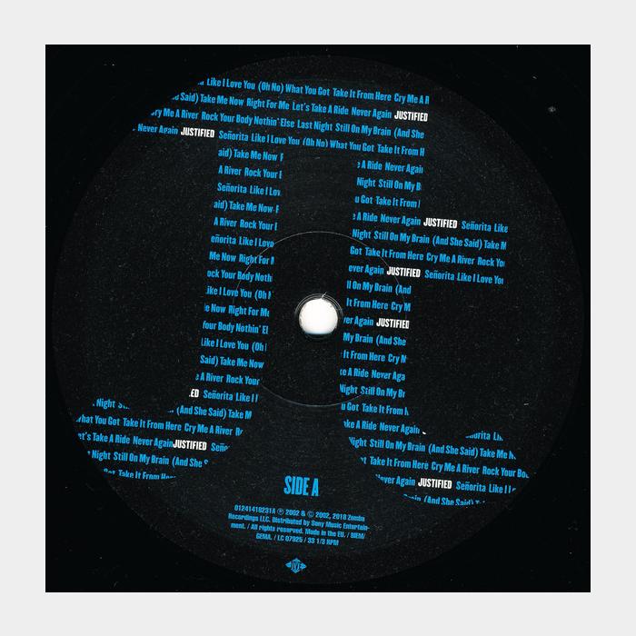 Justin Timberlake - Justfied 2LP (sealed, 180g)