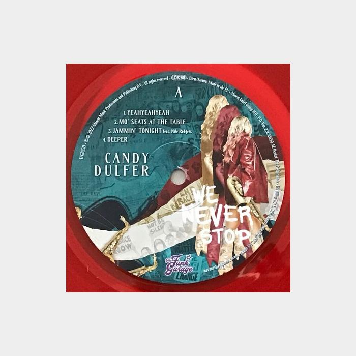 Candy Dulfer - We Never Stop 2LP (sealed, 180g, RED LP)