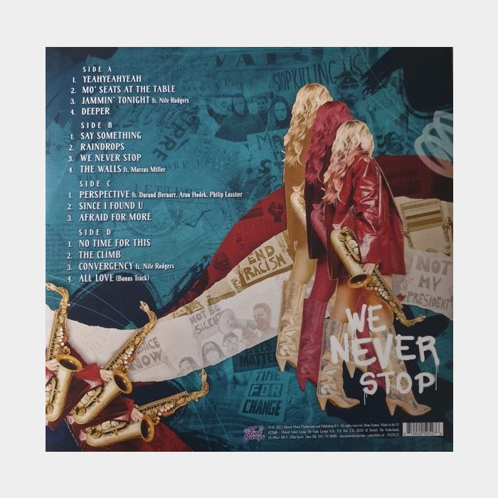 Candy Dulfer - We Never Stop 2LP (sealed, 180g, RED LP)