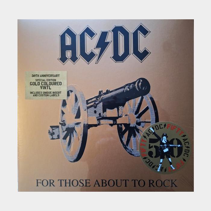 AC/DC - For Those About To Rock (sealed, 180g, Gold LP, 50th Anniversary)