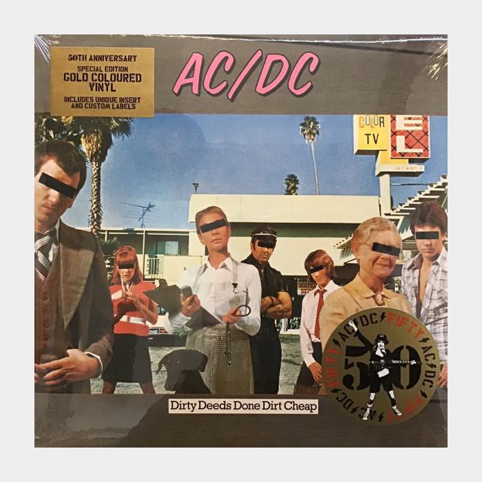 AC/DC - Dirty Deeds Done Dirt Cheap (sealed, 180g, Gold LP, 50th Anniversary)