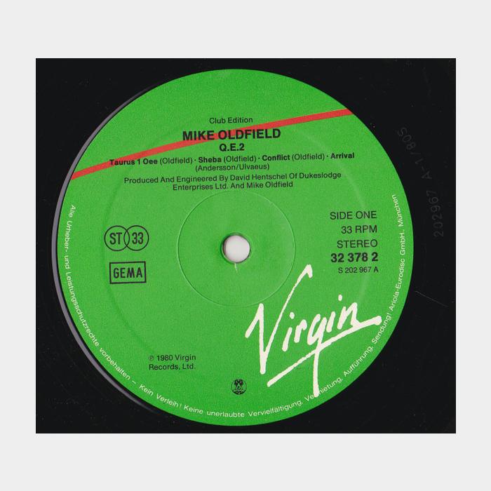 Mike Oldfield - QE2 (ex/ex, scratch)
