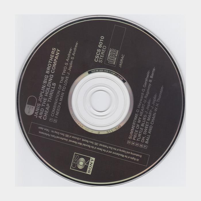 CD Janis Joplin - Cheap Thrills (ex+/ex+, obi)