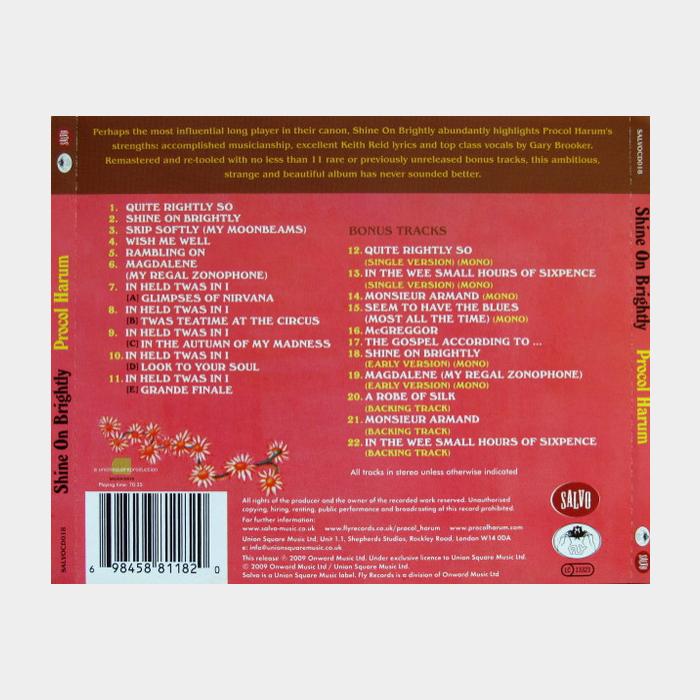 CD Procol Harum - Shine On Brightly