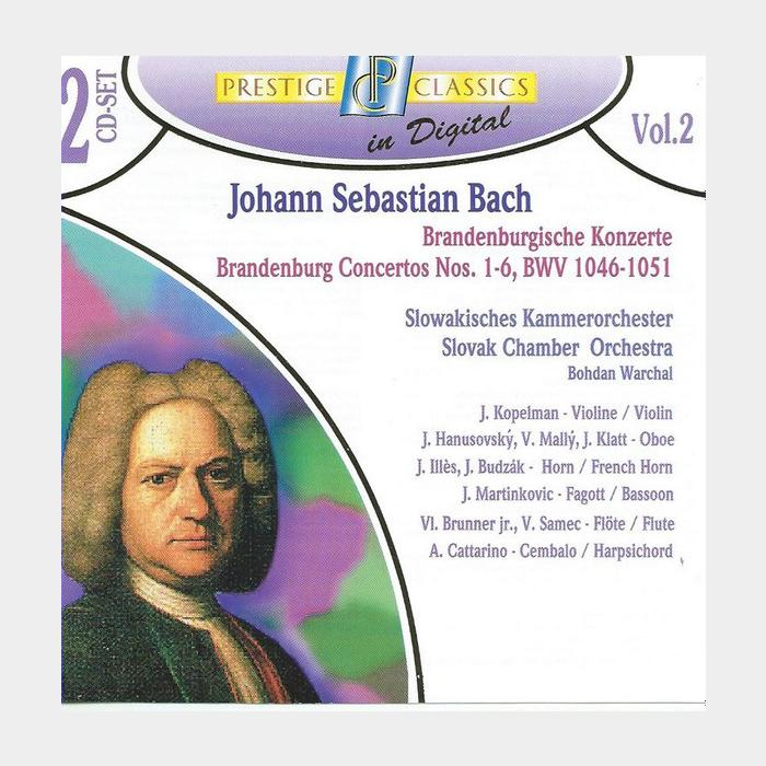 CD J.S.Bach - Brandenburgische Konzerte 2CD (ex+/ex)