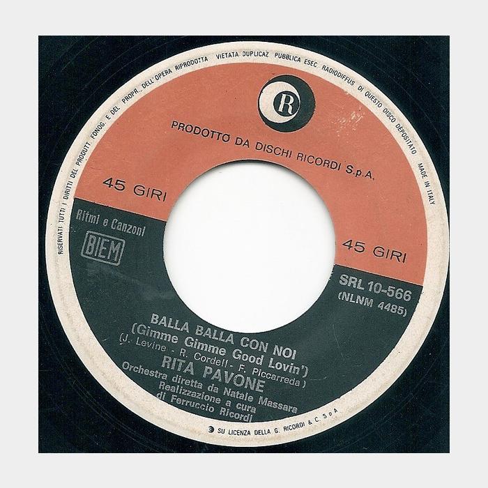Rita Pavone - Balla Balla Con Noi (ex+/ex, 7