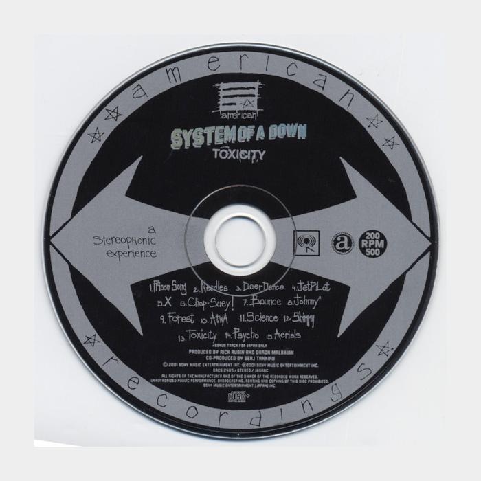 CD System Of A Down - Toxicity