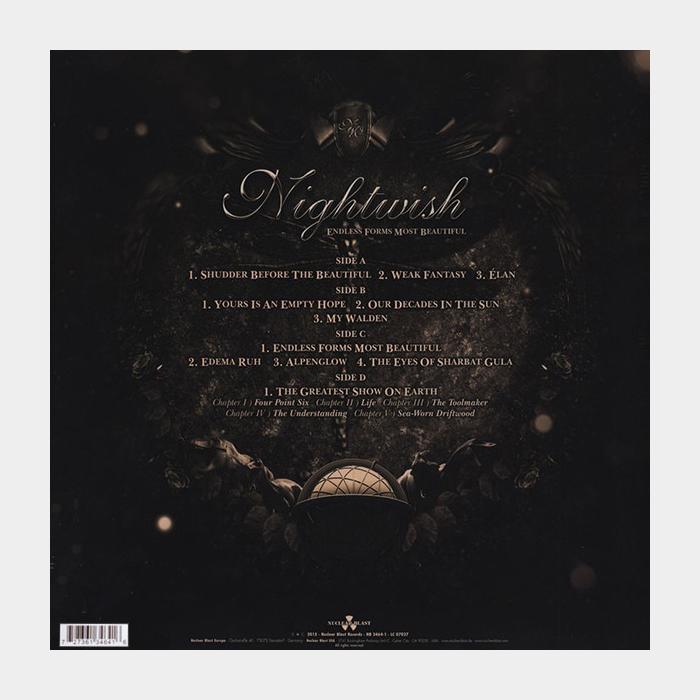Nightwish - Endless Forms Most Beautiful 2LP (Clear/Gold & Black LP)