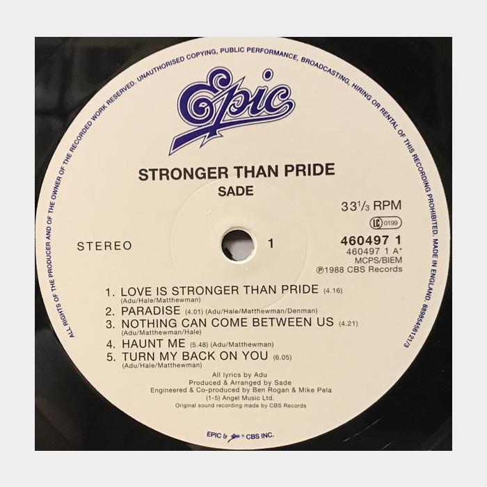 Sade - Stronger Than Pride (sealed, 180g)