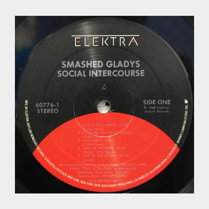 Smashed Gladys - Social Intercourse (ex+/ex+, shrink)