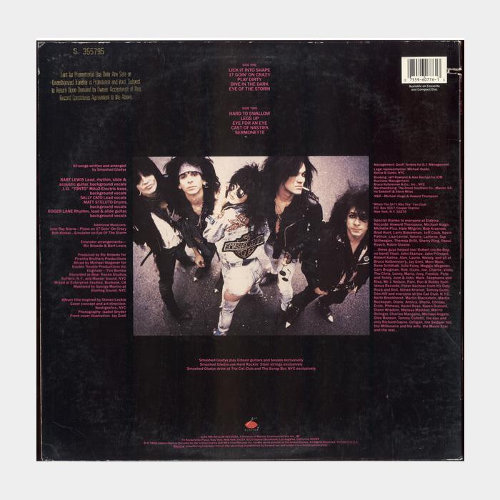 Smashed Gladys - Social Intercourse (ex+/ex+, shrink)