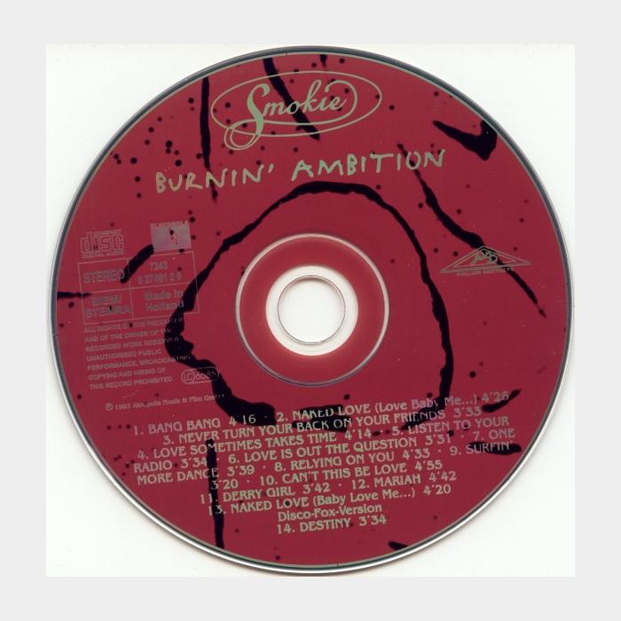 CD Smokie - Burnin' Ambition