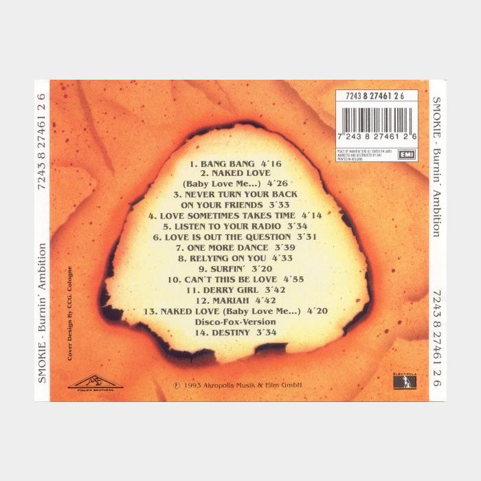 CD Smokie - Burnin' Ambition