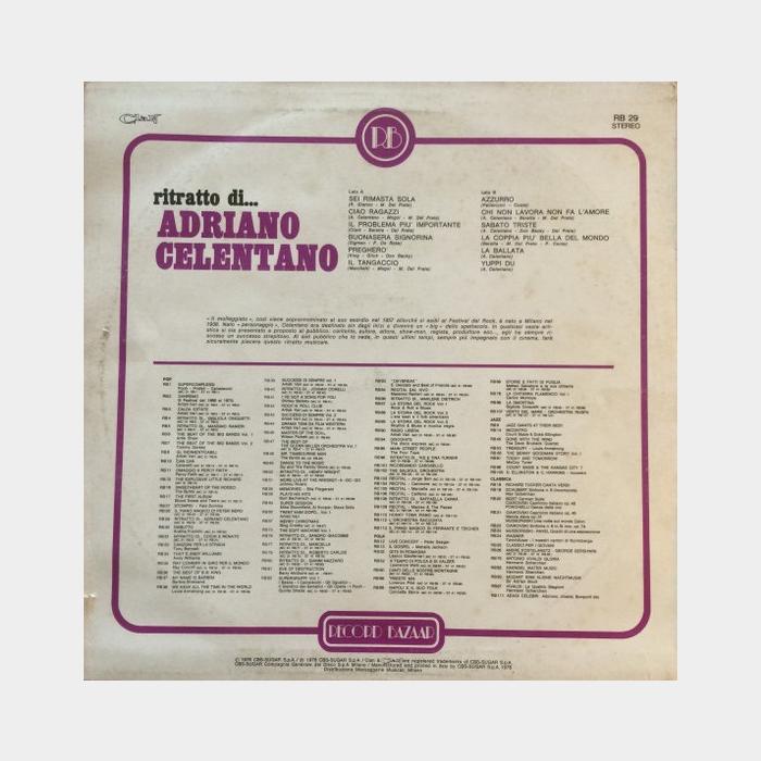 Adriano Celentano - Ritratto Di... (ex+/ex)