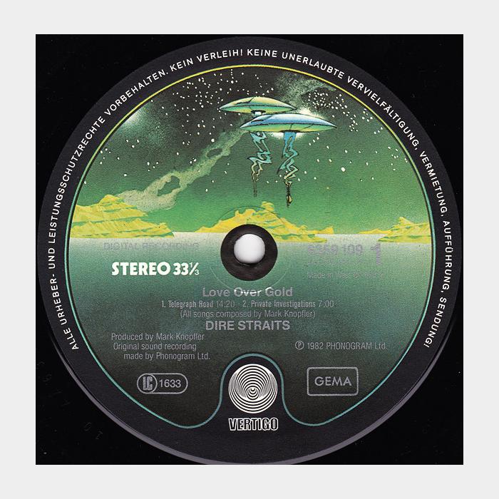 Dire Straits - Love Over Gold (ex+/ex+)