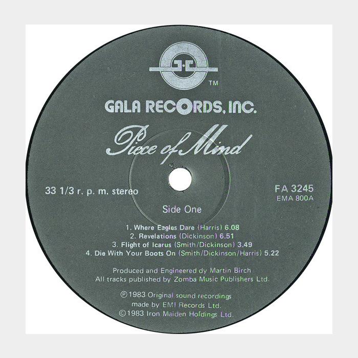 Iron Maiden - Piece Of Mind (ex+/ex+)