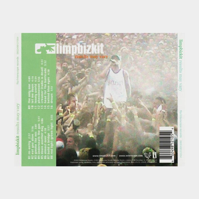CD Limp Bizkit - Results May Vary