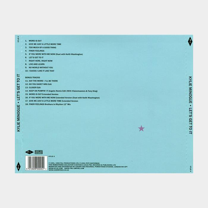 CD Kylie Minogue - Let's Get To It