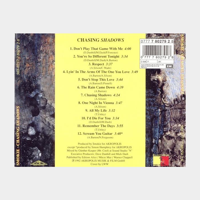 CD Smokie - Chasing Shadows