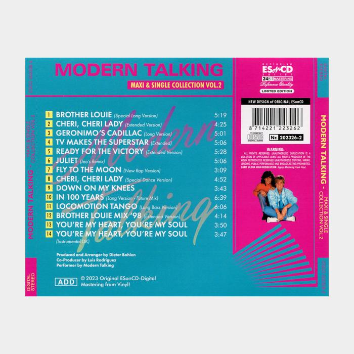 CD Modern Talking - Maxi & Singles Collection Vol.2