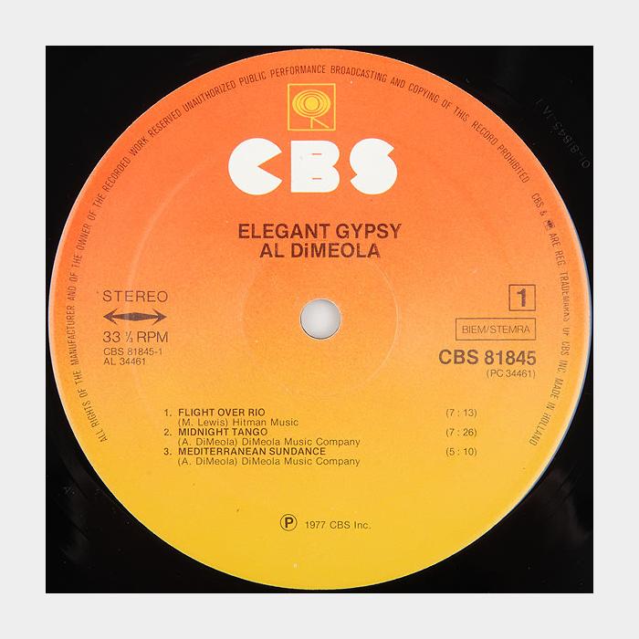 Al Di Meola - Elegant Gipsy (ex/ex)