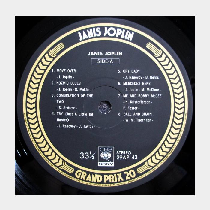 Janis Joplin - Grand Prix 20 (ex+/ex)