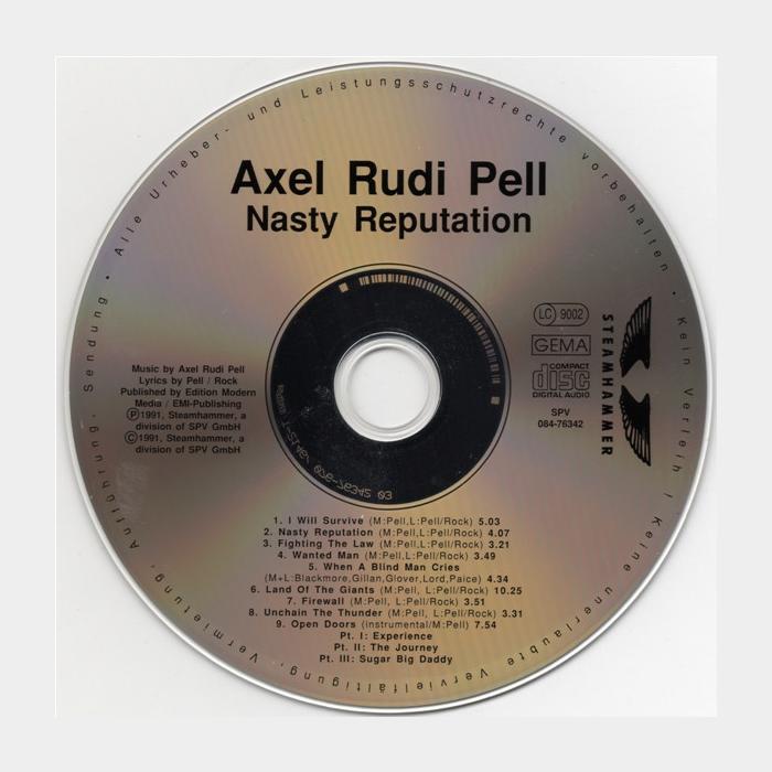 CD Axel Rudi Pell - Nasty Reputation