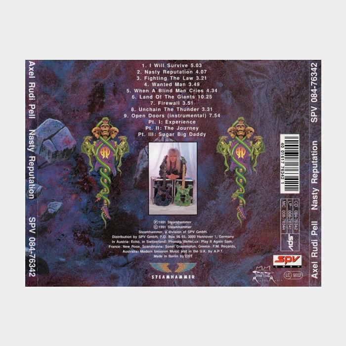CD Axel Rudi Pell - Nasty Reputation