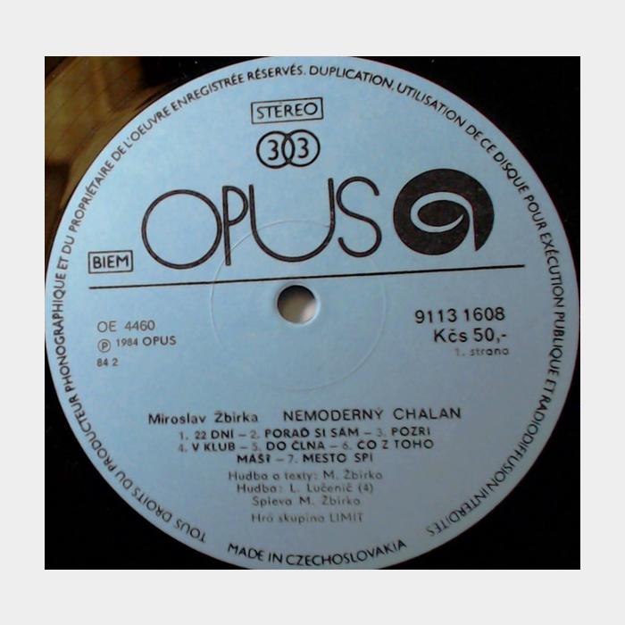 Miroslav Žbirka – Nemoderný Chalan (ex/ex)