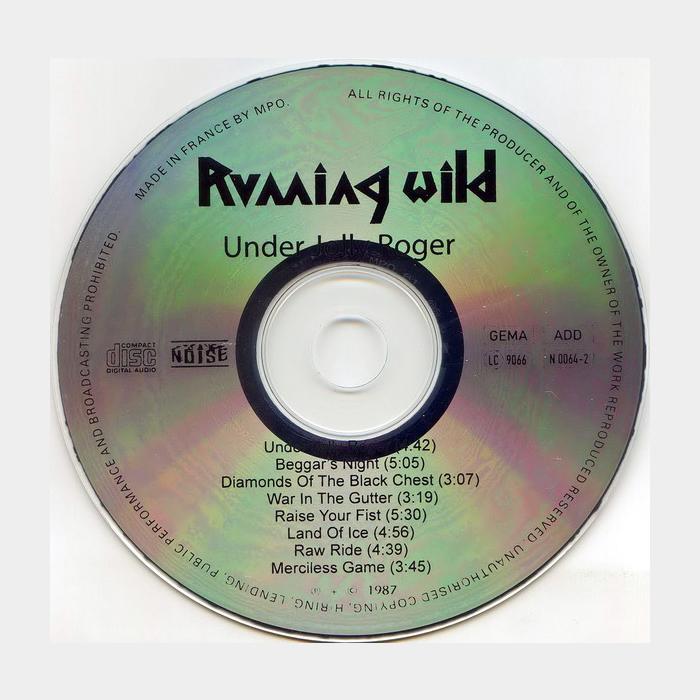 CD Running Wild - Under Jolly Roger