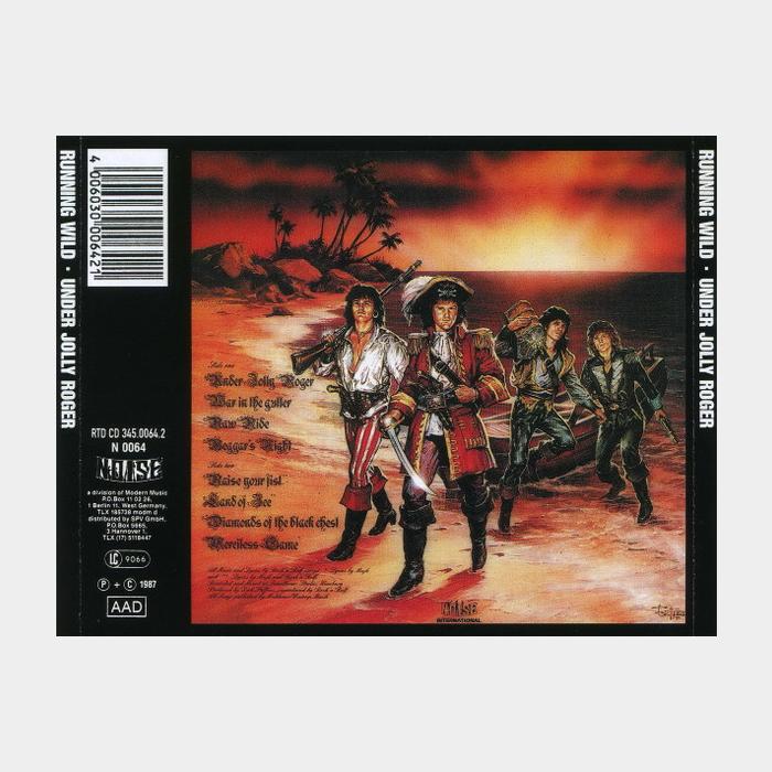 CD Running Wild - Under Jolly Roger