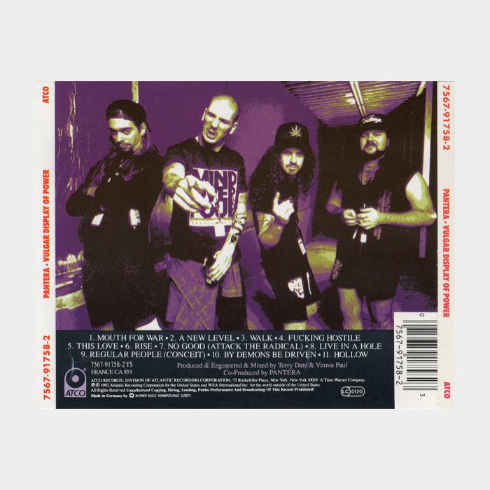 CD Pantera - Vulgar Display Of Power