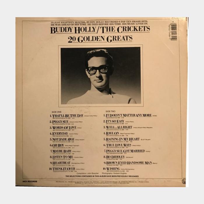 Buddy Holly - The Crickets 20 Golden Greats (ex+/ex+)