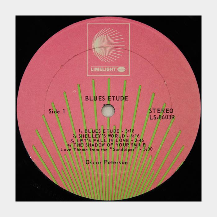 Oscar Peterson - Blues Etude (ex/ex+)