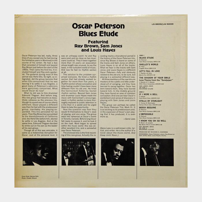 Oscar Peterson - Blues Etude (ex/ex+)