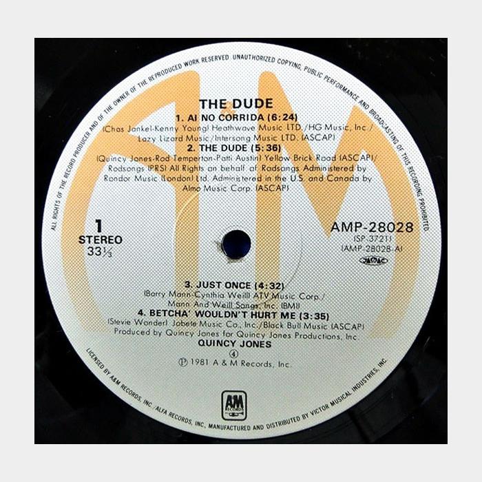 Quincy Jones - The Dude (ex+/vg)