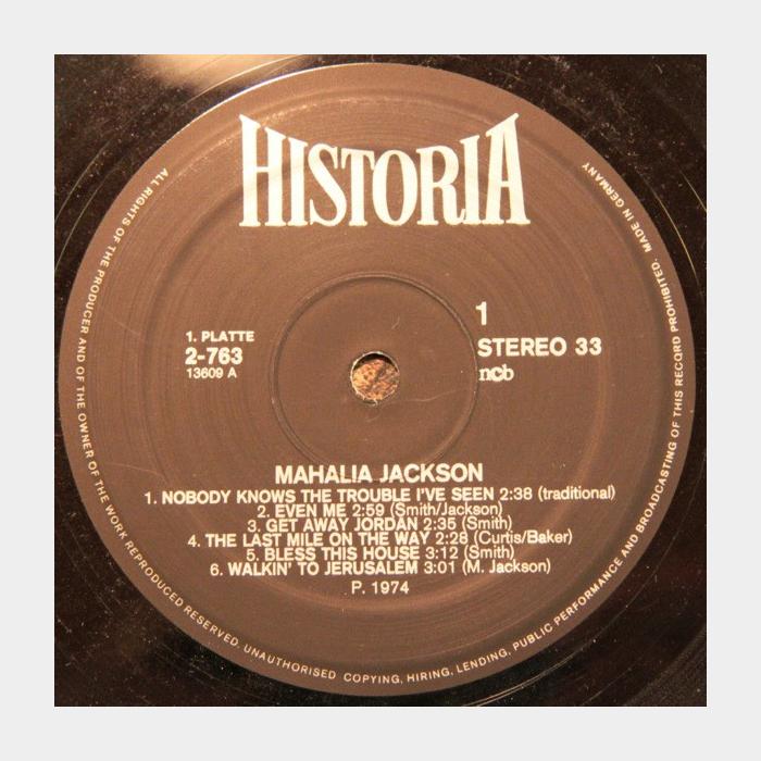 Mahalia Jackson - 24 Greatest Songs (ex/ex)