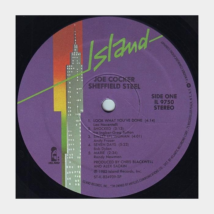 Joe Cocker - Sheffield Steel (ex/ex, PROMO)