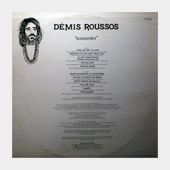 Demis Roussos - Souvenirs (ex+/ex, PROMO)